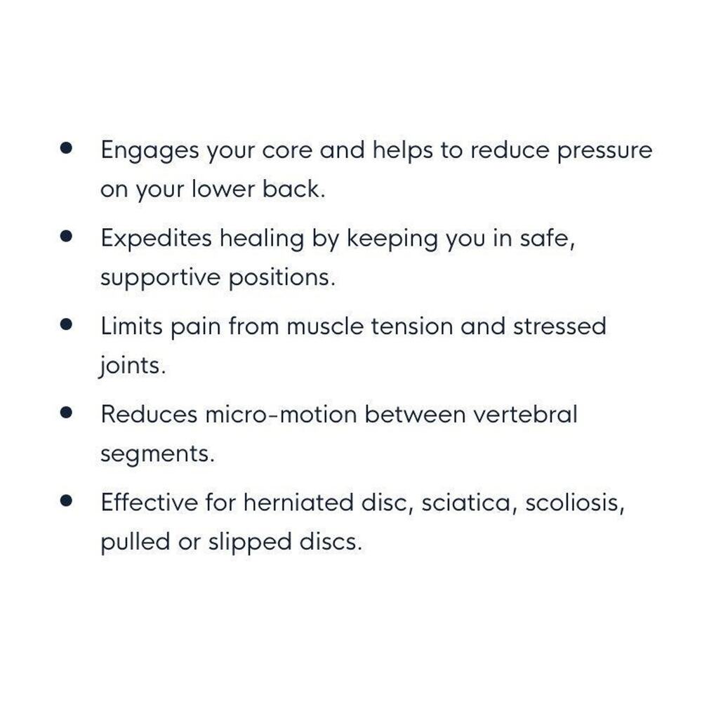 Copper Compression Recovery Back Brace - Picture 7 of 9